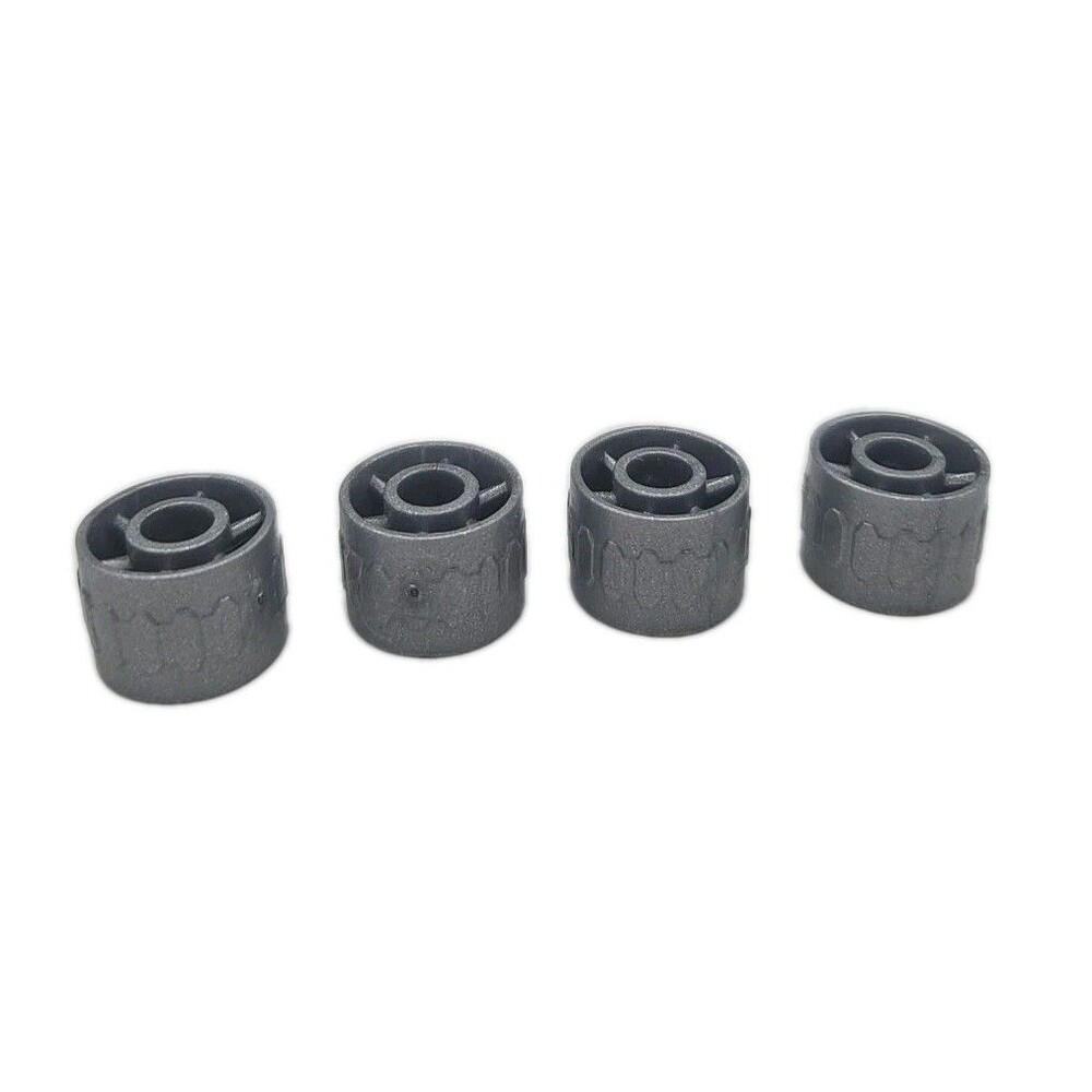 K'NEX Hub 18mm Grey 0.7" Gray Silver Lot Of 4 Replacement Parts Replace Pieces